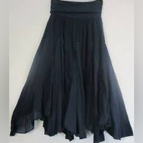 Anthro’s Lapiz,Full Crinoline-Type Lining, Cotton/Spandex Blend Skirt, Size Lg - Picture 1 of 11